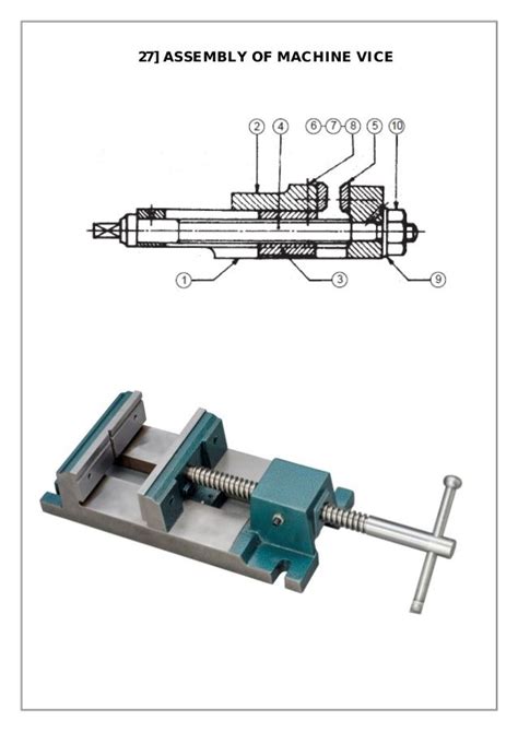 cnc drawing machine pdf|machine vice assembly drawing PDF.